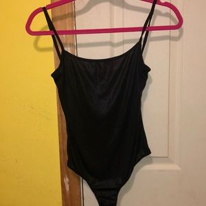 NWOT American Apparel Fully Sheer Black Bodysuit